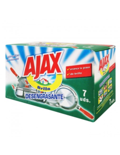 Estropajo Ajax Jabonoso 7 uds | Limpieza con Detergente