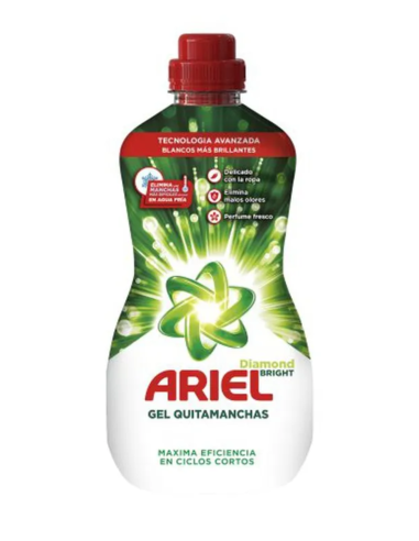 Ariel Quitamanchas Líquido 800 ml Ropa Blanca y Color