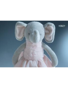 Muñeco Elefante Gamberritos Rosa 40 cm 10921 Peluche Bebé