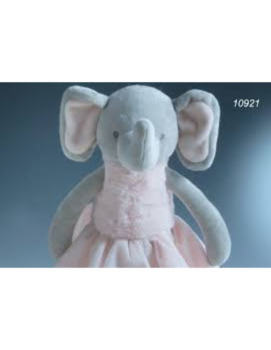 Muñeco Elefante Gamberritos Rosa 40 cm 10921 Peluche Bebé