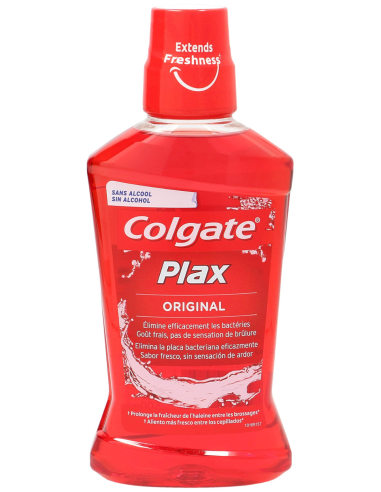 Colgate Plax Rojo 500 ml Enjuague Bucal Protección Total