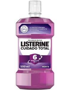 Listerine Cuidado Total 500 ml Enjuague Bucal Protección Completa