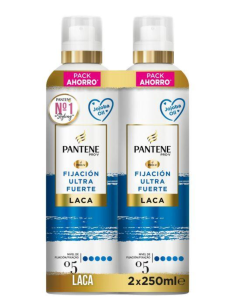 Pantene Laca Fijación 5 Pack 2x250 ml Fijación Fuerte