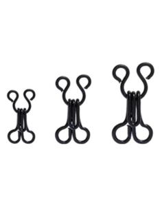 Corchetes Metálicos Negro o Níquel Cierre y Fijación 2