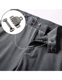 Presilla Invisible Pantalón Cierre Discreto Costura