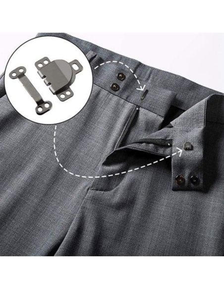 Presilla Invisible Pantalón Cierre Discreto Costura