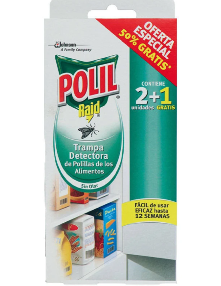 Raid Polil Trampas para Polillas 2+1 Protección Armarios