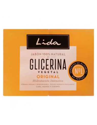 Lida Jabón Glicerina 2x125 g con Aloe Vera o Clásico