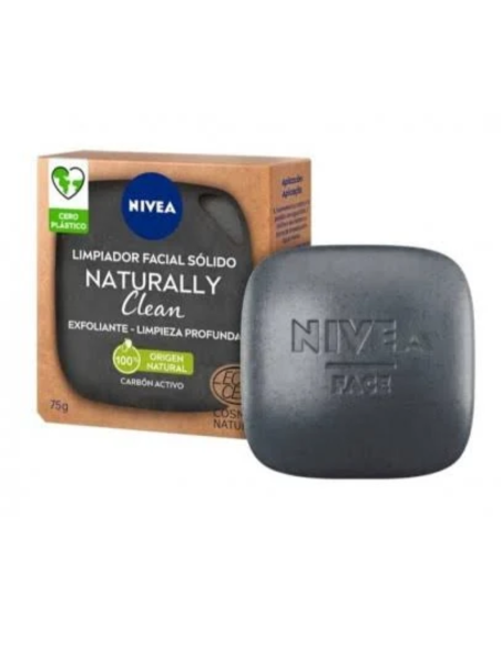 Nivea Naturally Clean Exfoliante Jabón Sólido
