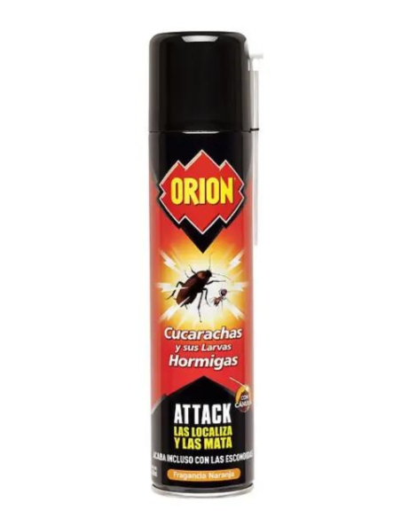 Orión Spray Mata y Barrera Cucarachas Hormigas Insecticida