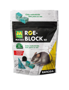 Massó Raticida Bloque 100 g Antiroedores Eficaz