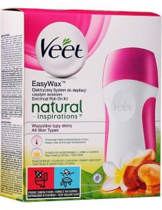 Veet Roll-On Cera Depilatoria Aparato + Recambio Depilación Easy Wax