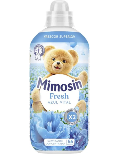 Mimosín Azul Vital Suavizante 56 Lavados Aroma Duradero