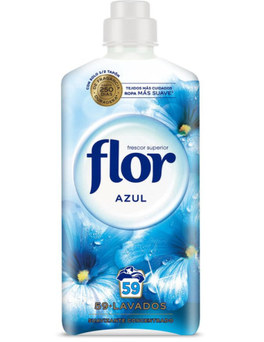 Flor Suavizante Azul 59 Lavados Aroma Duradero Ropa