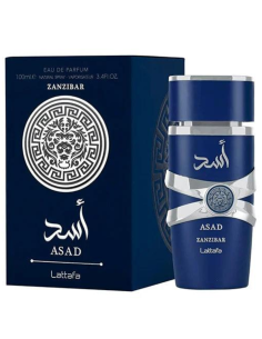Asad Zanzibar Lattafa Perfume Hombre 100 ml Fresco Intenso