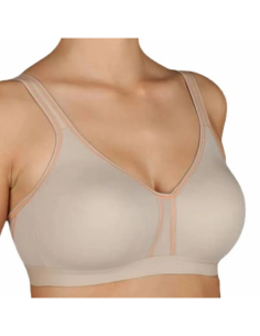Selene Nina Sujetador Deportivo 95B Negro Tierra Sin Aros