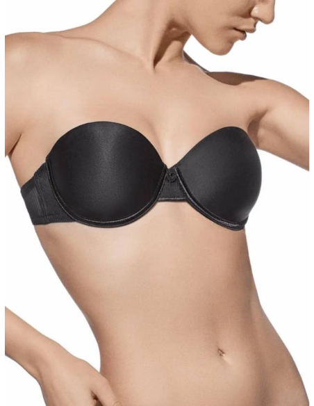 Selene Yolanda Sujetador 105B Negro Sin Tirantes Copa B