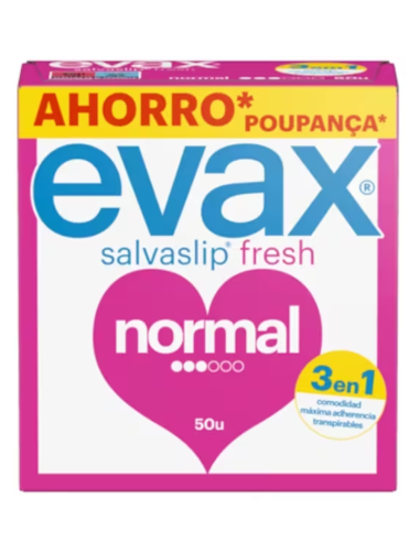 Salvaslip Evax Normal Fresh 50 Unidades