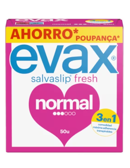 Salvaslip Evax Normal Fresh 50 Unidades
