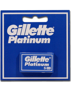 Gillette Platinum Pack 5 Hojas | Afeitado Preciso y Profesional