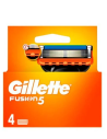 Gillette Fusion Recambios Pack 4 uds | Afeitado Preciso y Suave