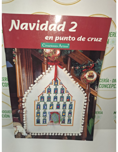 Libro Punto de Cruz Navidad 2 | Patrones Navideños Artime