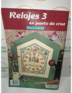 Libro Punto de Cruz Relojes 3 | Patrones Decorativos Artime