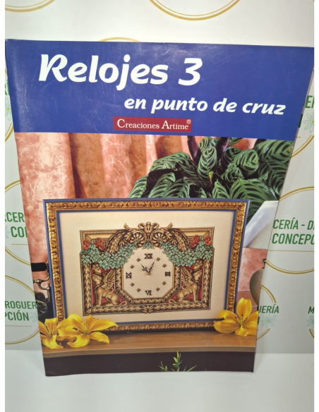 Libro Punto de Cruz Relojes 3 | Patrones Decorativos Artime