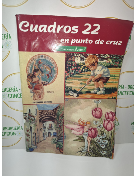 Libro Punto de Cruz Cuadros 22 | Patrones Artime Decoración