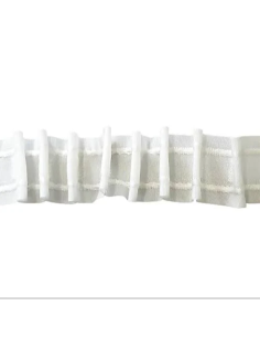 Cinta fruncidora 4 cm 2 hilos blanca para cortinas