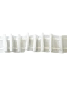 Cinta fruncidora 4 cm 2 hilos blanca para cortinas