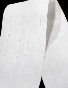 Cinta fruncidora 7,5 cm 4 hilos blanca para cortinas