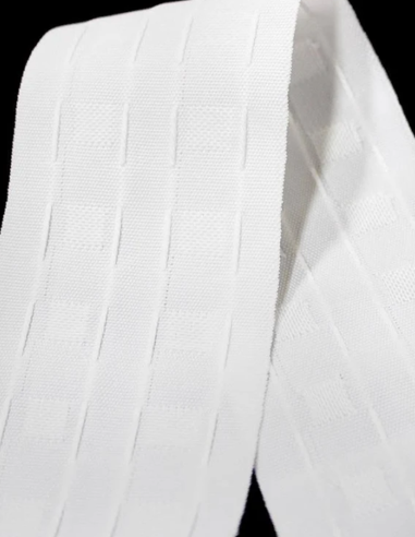 Cinta fruncidora 7,5 cm 4 hilos blanca para cortinas