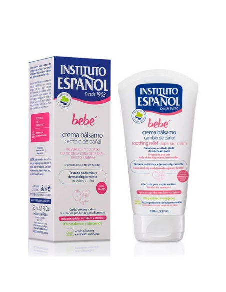 Instituto Español bálsamo pañal bebé crema protectora