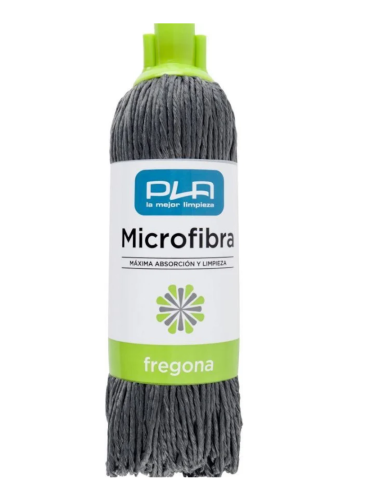 Fregona PLA Hilos Microfibra Negra
